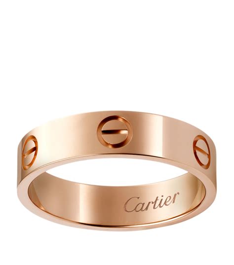 cartier rose gold love ring